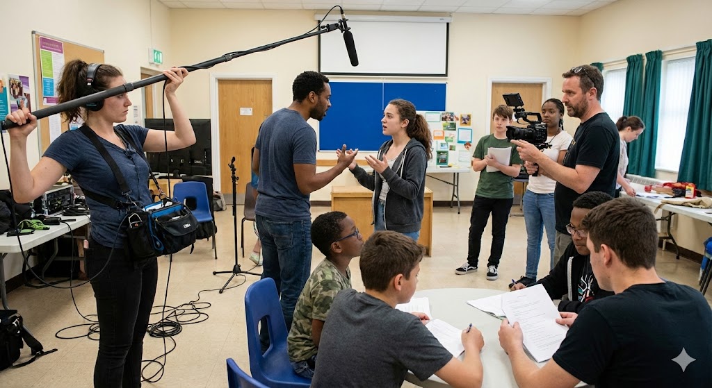 Cinema, short film production can help language development
